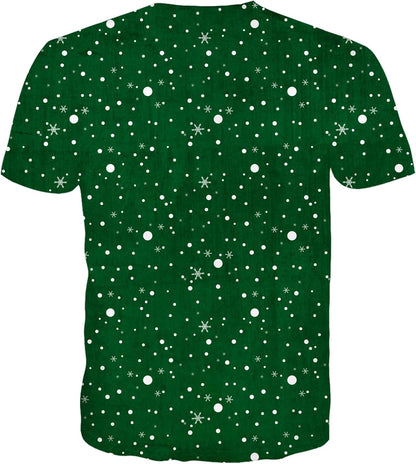Cozople Herren T-Shirts 3D Bedruckt Lustige Shirts Hässliche Kurzarm Rundhals Oberteil Tee