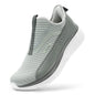FitVille Men's Extra Wide Slip on Walking Shoes with Arch Support Men Slip on Sneakers for Foot Pain Relief-Stepease V2