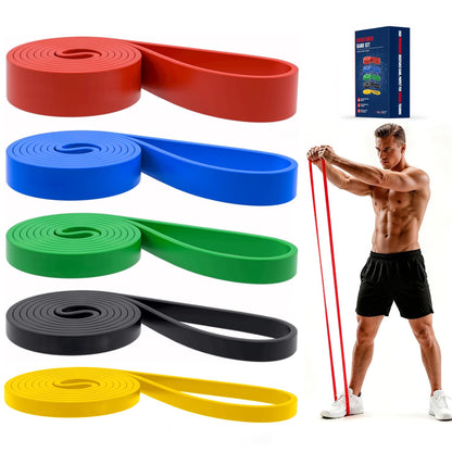Pull Up Bands, Resistance Bands Set, Exercise Workout Bands for Men & Women, Ideal for Body Stretching, Physical Therapy and Muscle Training