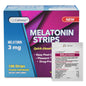100 Oral Sleep Strips | Quick-Dissolving 3mg Melatonin Strip | Works Faster Than Gummies | Relaxation Napping Supplements | The Ultimate Sleeping Aid for Better Rest and Eye Health