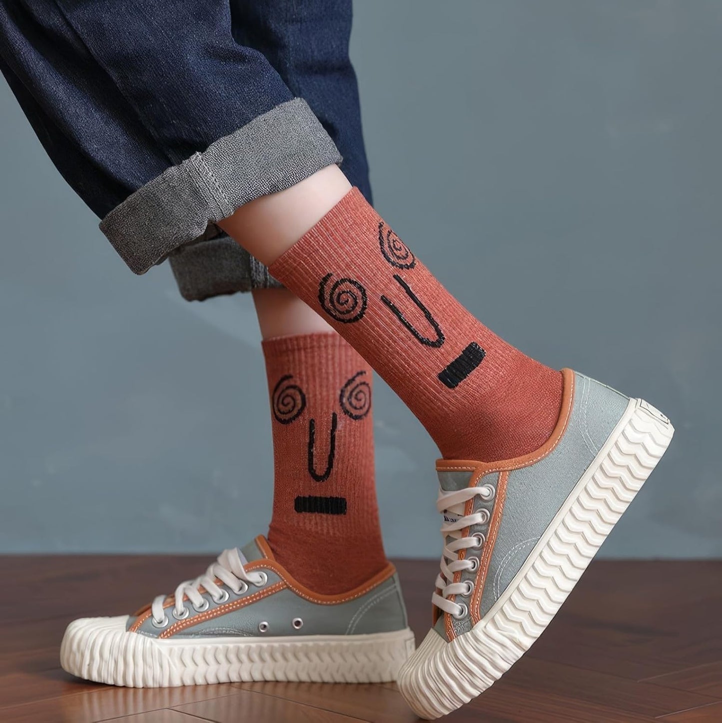 Lustige Crew Socken Bunte Neuheit Niedliche Casual Crew Socken Geschenkpackungen für Damen Herren