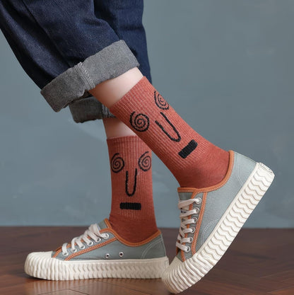 Lustige Crew Socken Bunte Neuheit Niedliche Casual Crew Socken Geschenkpackungen für Damen Herren