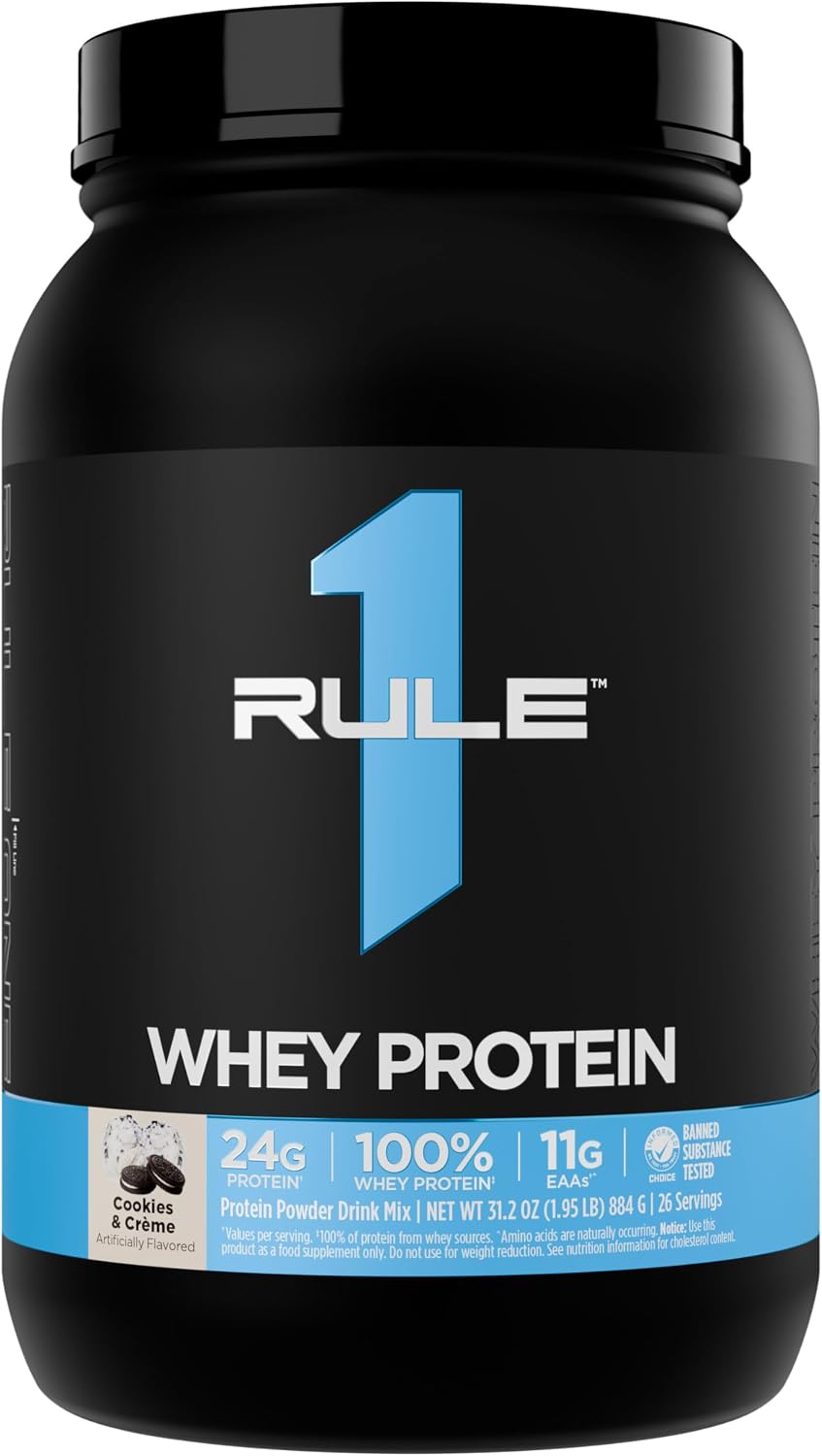 Rule1 R1 Whey Blend 68 Servings, Frozen Banana,, Frozen Banana 2.5 kilograms