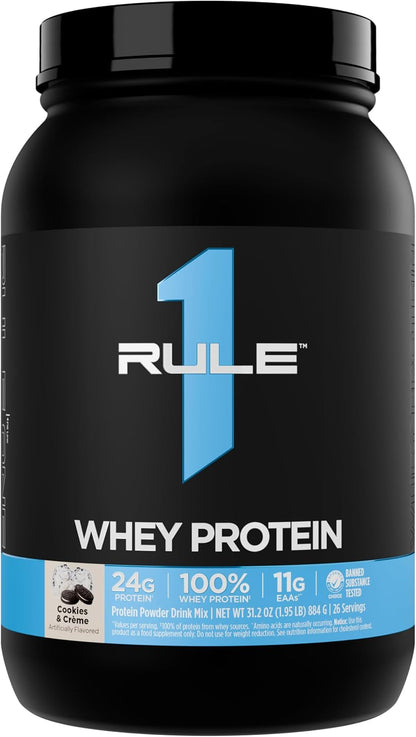 Rule1 R1 Whey Blend 68 Servings, Frozen Banana,, Frozen Banana 2.5 kilograms