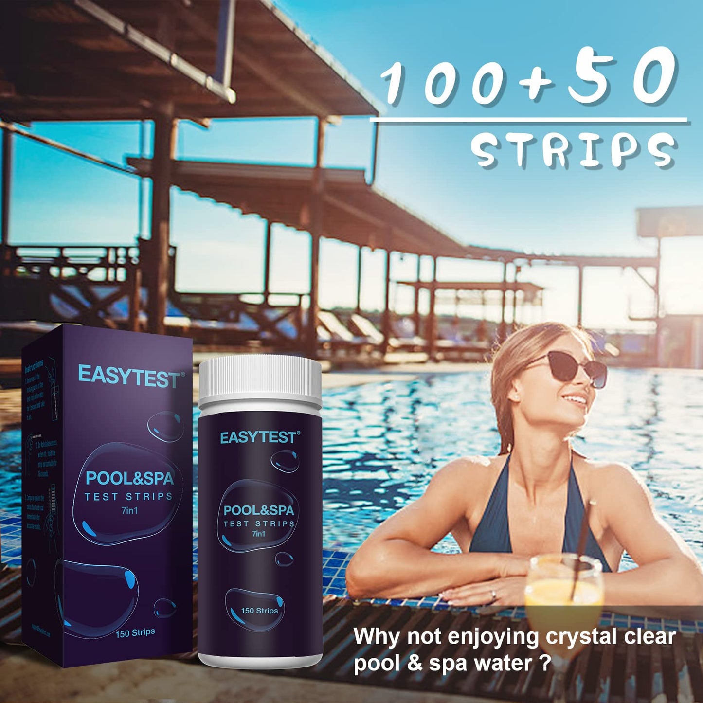 EASYTEST 7-Way Pool Test Strips: A Game-Changer for Hot Tub and Spa Owners