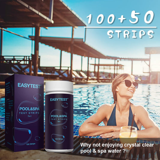 EASYTEST 7-Way Pool Test Strips: A Game-Changer for Hot Tub and Spa Owners