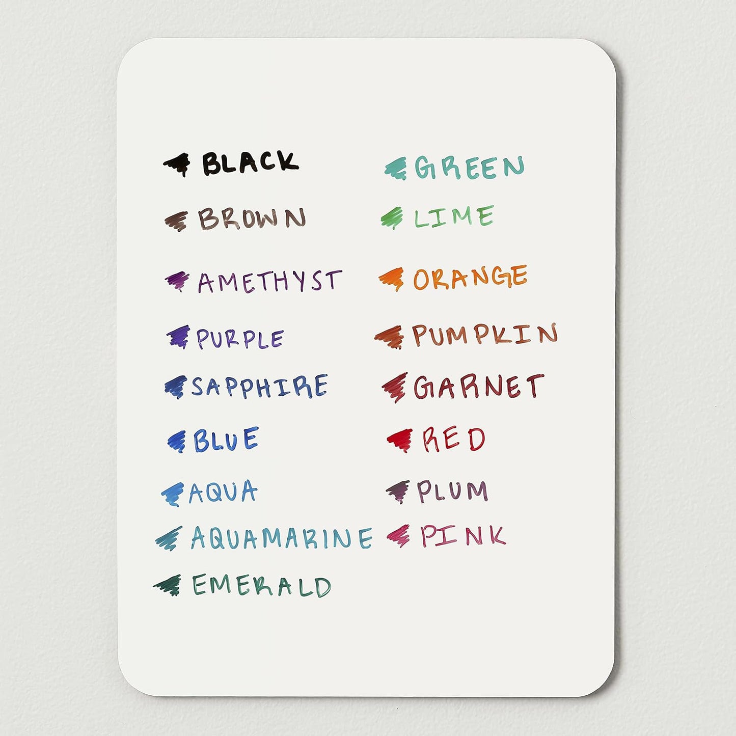 EXPO Whiteboard-Marker-Set, Keilspitze, verschiedene Farben, Radiergummi, Sprühreiniger, 6 Stück