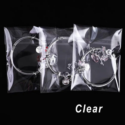 Selbstklebende Zellophanbeutel, 5x7 Zoll Keksbeutel, durchsichtige, wiederverschließbare Zellophanbeutel selbstklebend zum Verpacken von Geschenken, Produkten, 100 Stück
