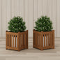 Furinno FG17478 Tioman Outdoor Patio Furniture Hardwood Potting Bench, Natural
