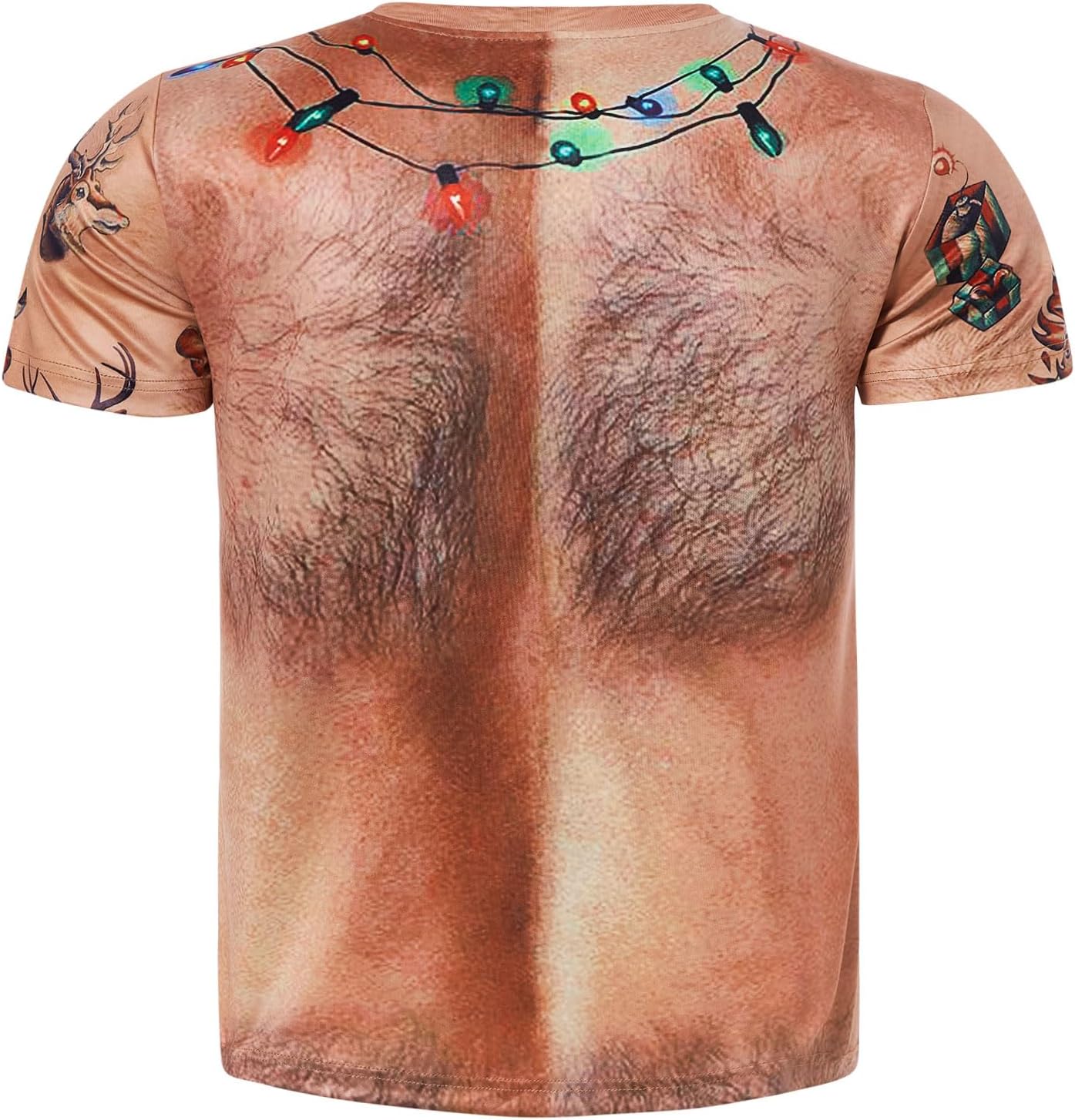 Cozople Herren T-Shirts 3D Bedruckt Lustige Shirts Hässliche Kurzarm Rundhals Oberteil Tee