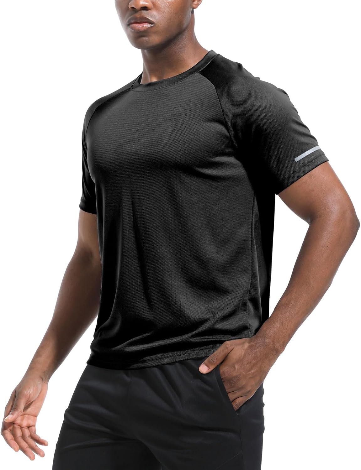Boyzn 1er, 3er, 5er oder 7er Pack Herren-Trainings-Laufshirts, Dry Fit feuchtigkeitsableitendes T-Shirt, Gym Sport Kurzarm-T-Shirts