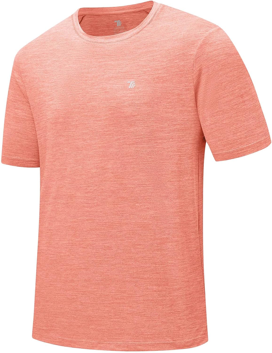 Rdruko Herren Kurzarm Trainingsshirts – Trockene Passform – Feuchtigkeitstransportierend – Für Laufen, Fitnessstudio, aktiven Sport
