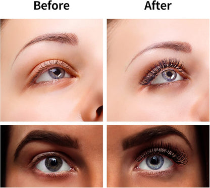 Cluster Wimpern D-Curl Wimperncluster 280 Stück Wimpernverlängerung Cluster Einzelwimpern Weiche DIY Wimpernverlängerungen Gemischtes Tray Wimperncluster Natürlicher Look (60D-0.07D, 8-16mm)
