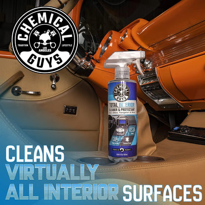 Chemical Guys Total Innenreiniger & Schutz, sicher für PKWs, LKWs, SUVs, Motorräder, Wohnmobile & mehr, 473 ml, frischer Duft