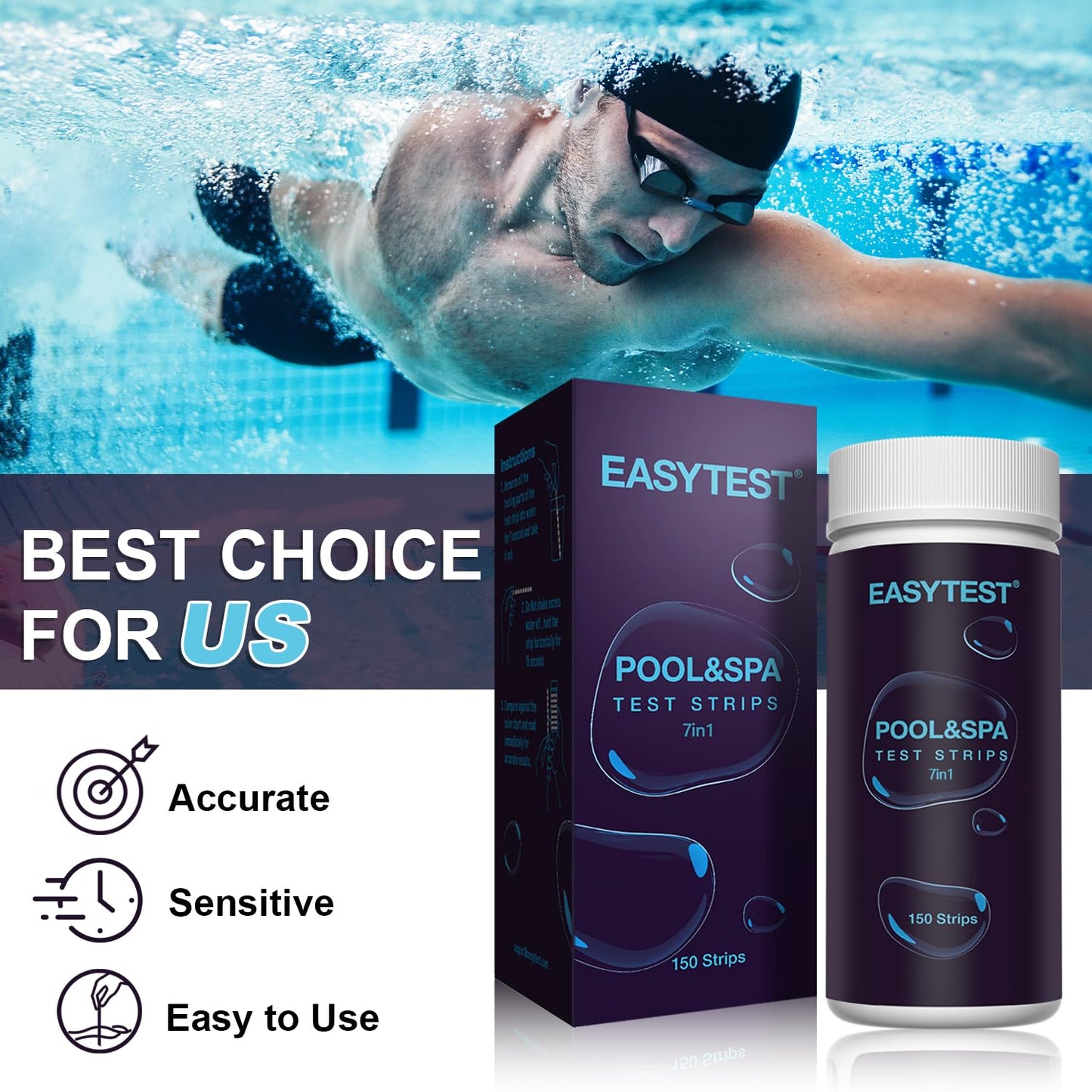 EASYTEST 7-Way Pool Test Strips: A Game-Changer for Hot Tub and Spa Owners