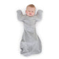 SwaddleDesigns Swaddle Sack with Arms Up Half-Length Sleeves and Mitten Cuffs,