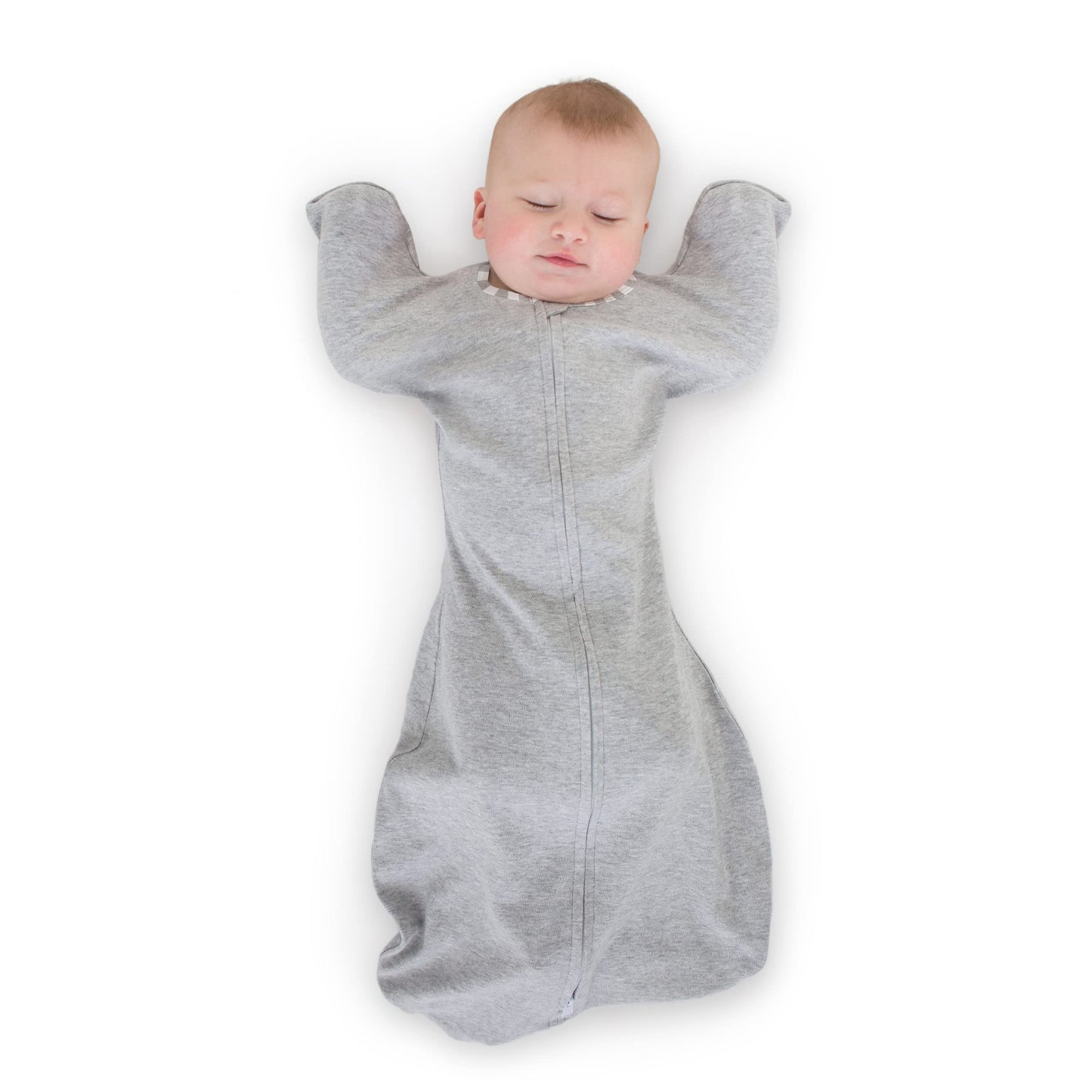 SwaddleDesigns Swaddle Sack with Arms Up Half-Length Sleeves and Mitten Cuffs,