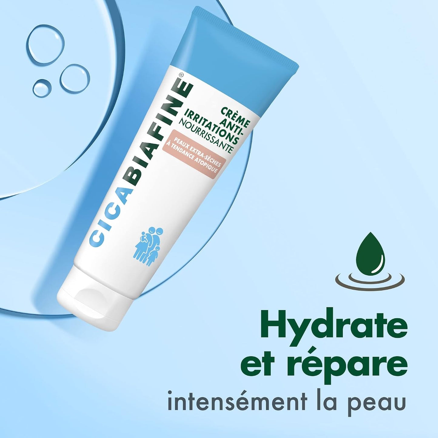 Cicabiafine Body Cream for Irritation Nourishing Extra Dry Skin 200ml Tube