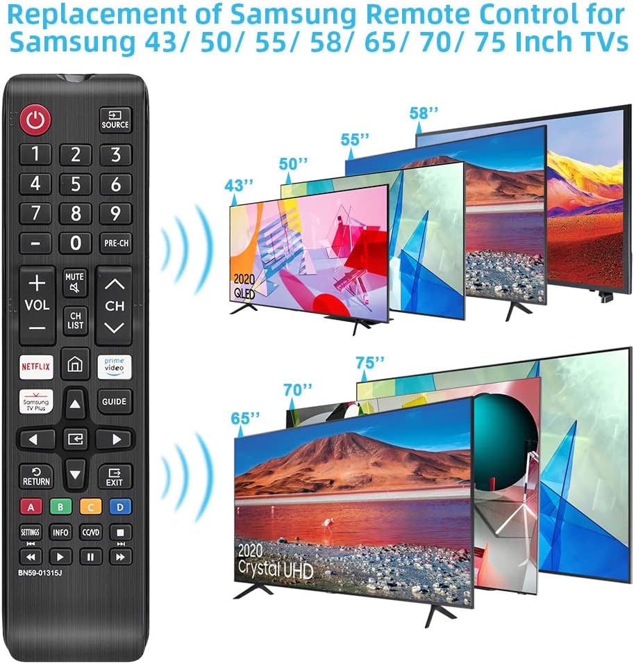 BN59-01315J Replace Remote for Samsung Smart TV
