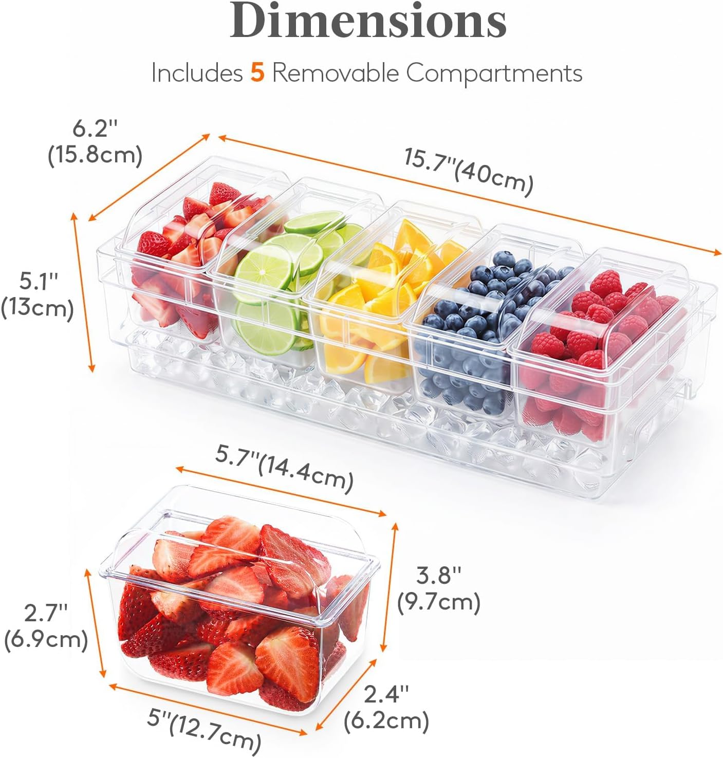 Lifewit Chilled Condiment Containers: The Ultimate Party Hack