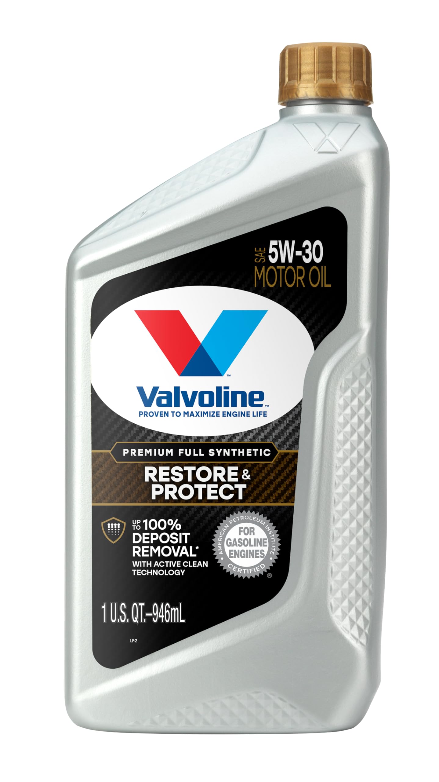 Valvoline Advanced Full Synthetic SAE 0W-20 Motor Oil 5 QT