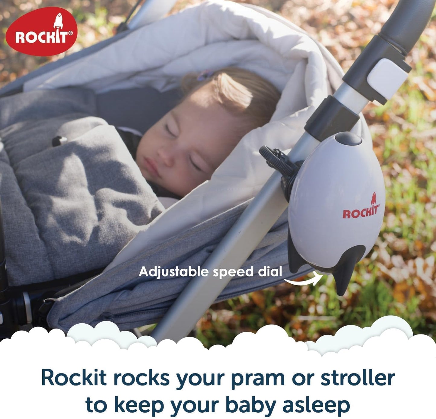 Rockit – Tragbare Babywippe, per USB aufladbar 2.0