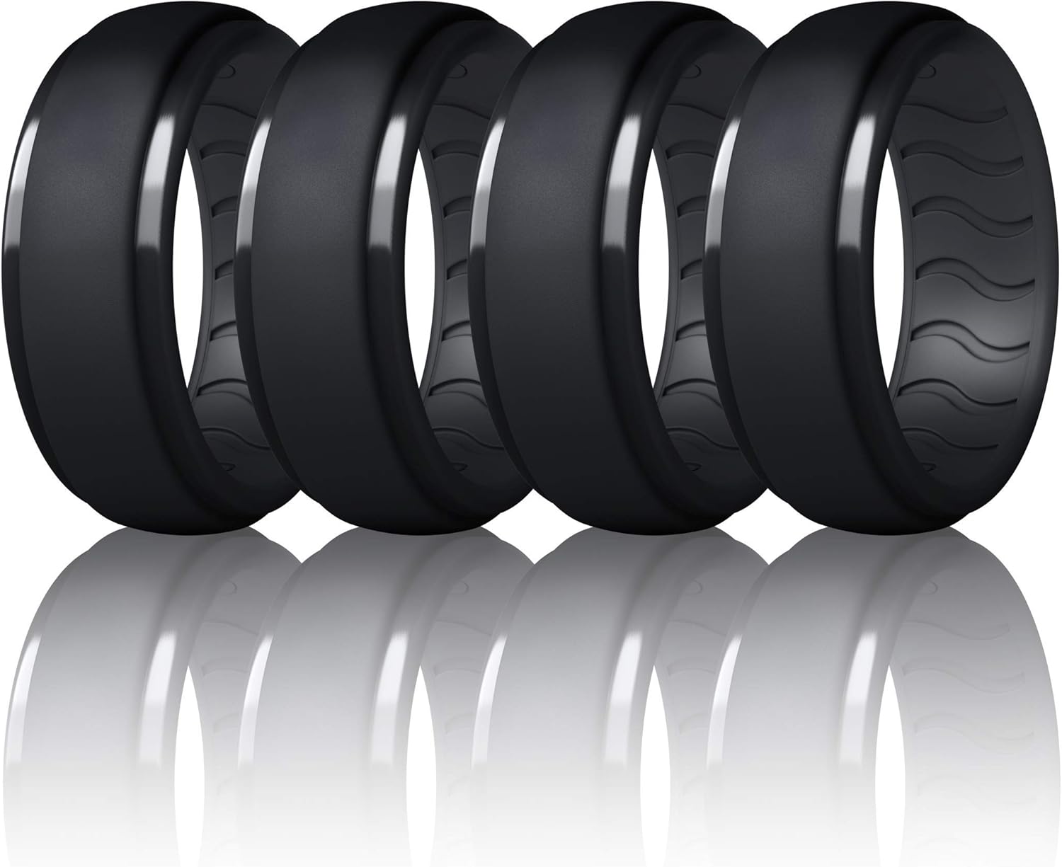 Silicone Ring Men, Mens Silicone Wedding Band, Rubber Wedding Rings For Men, Silicone Wedding Band Men