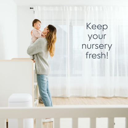 Diaper Genie Easy Roll Nachfüllpackung | 30 Beutel pro Nachfüllpackung | Fasst bis zu 1410 Neugeborenenwindeln | Geruchskontrolle | Nachfüllbeutel für Windeleimer | Passend für Diaper Genie Signature & Platinum Windeleimer