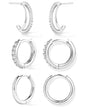 Inerney 14K Gold Plated Huggie Hoop Earrings for Women, Small Sterling Silver Earring Set Hypoallergenic Cartilage Helix Stacks, Mini Dainty Cute Trendy Birthstone Jewelry Gift for Multiple Piercings