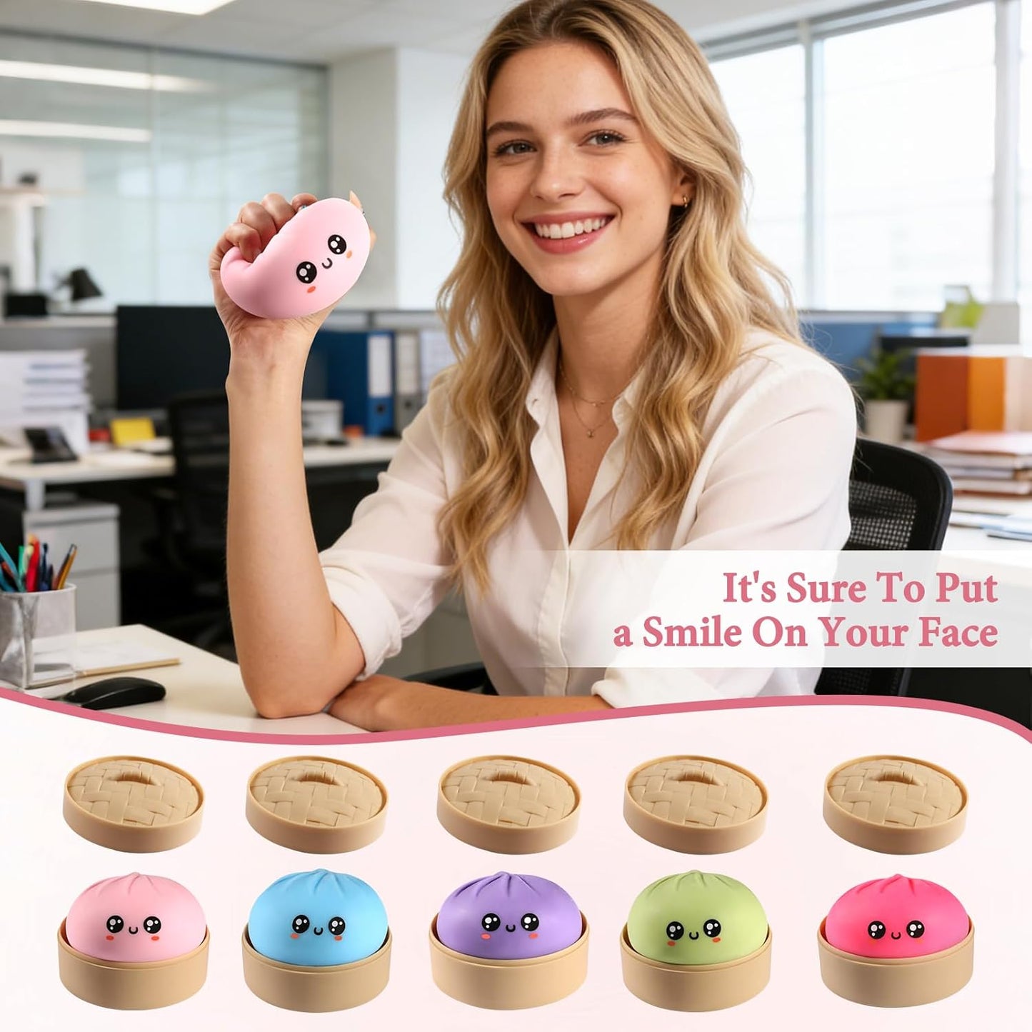 Dumpling Squishy Stress Ball: A Cute Way to Relieve Anxiety