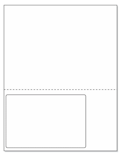 NextDayLabels - Integrated Laser Form with Label Combination (2x1 | 4 Labels | 500 Pack)