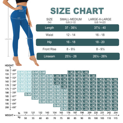 we fleece High Waisted Leggings for Women-Womens Black Workout Leggings Running Tummy Control Compression Pants