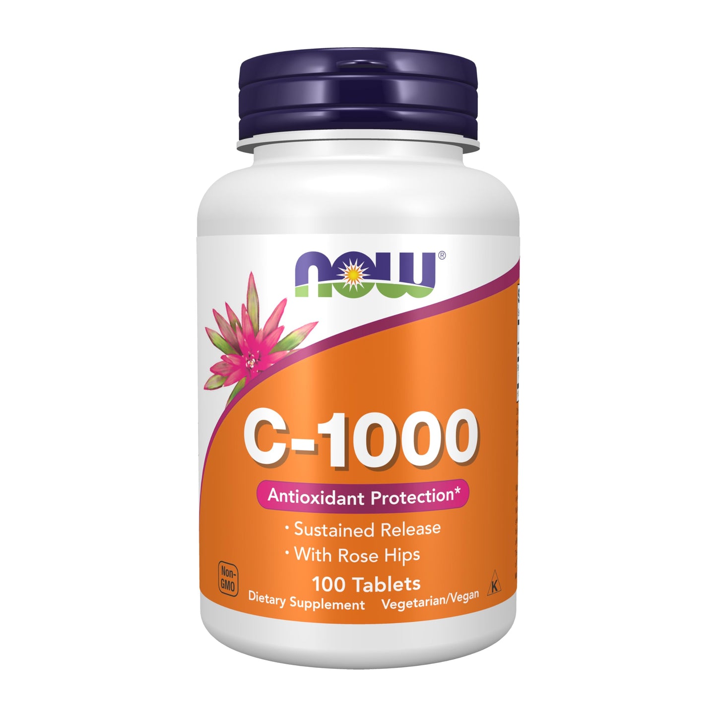 NOW Foods Supplements, Vitamin C-1,000 with Rose Hips, Sustained Release, Antioxidant Protection*, 250 Tablets (Pack of 12)