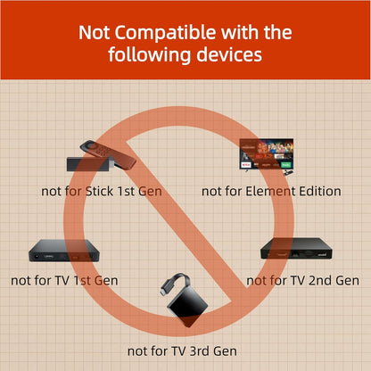 ORQRQO Replacement Remote for Fire Series and Smart TVs