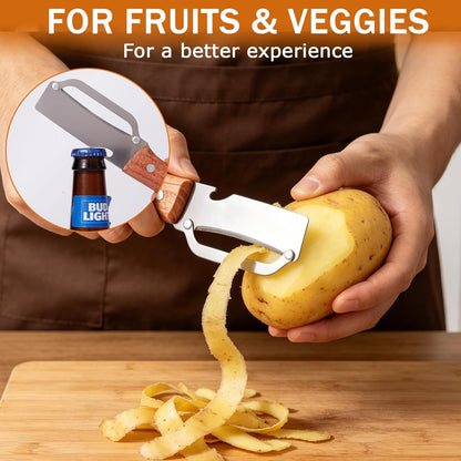 3 PCS Peeler with Wooden Handle: A Simple yet Effective Kitchen Tool