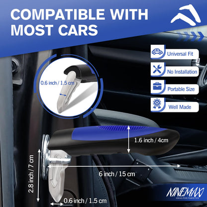 NINEMAX Autotürgriff für ältere Menschen, Einstiegshilfe für Autos, Haltegriffe für Autos, tragbarer Autotürstock für Senioren, Behinderte (1 Stück)