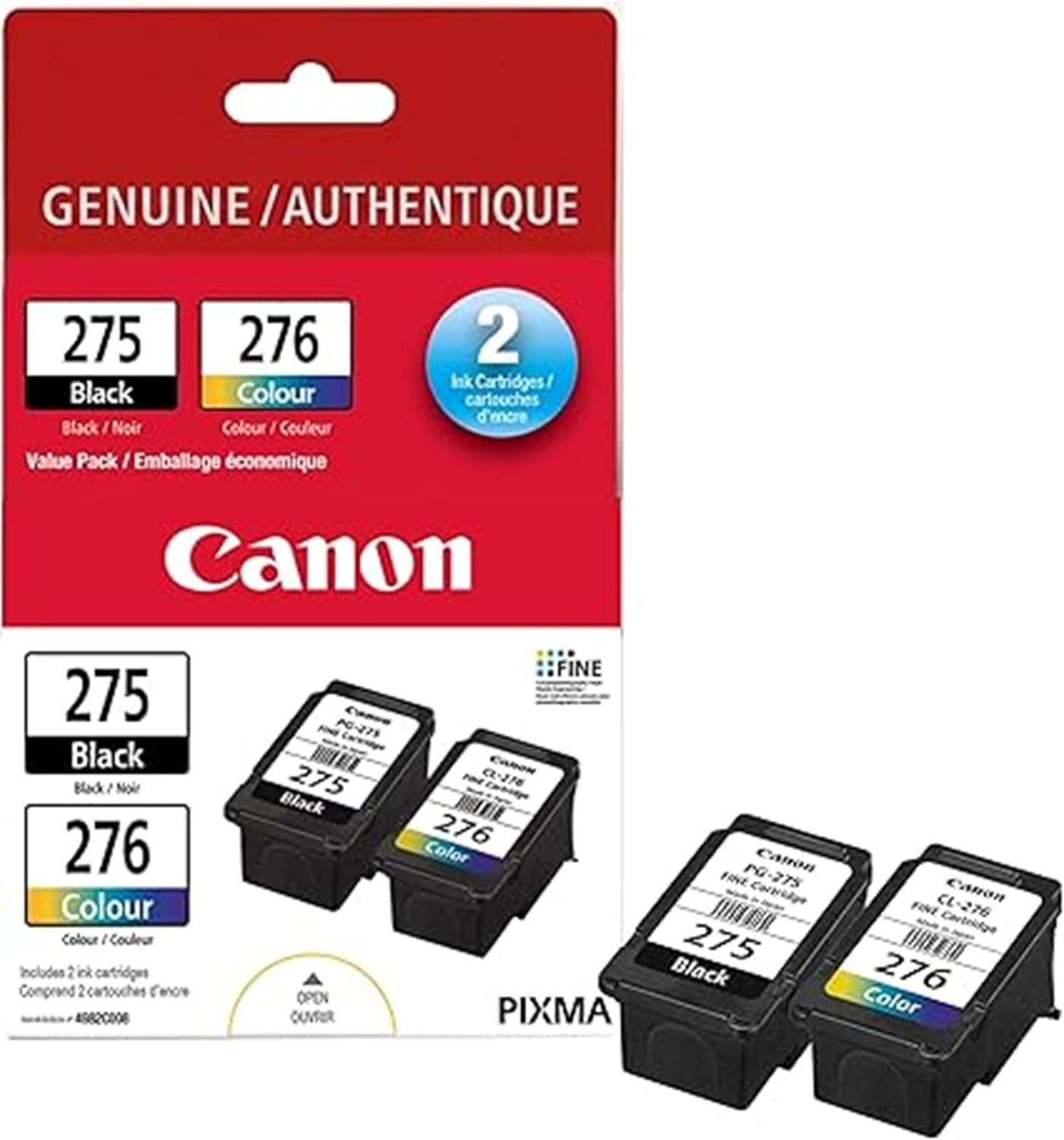 StandardBlack + ColourPG-275/CL-276