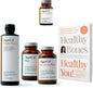 ALGAECAL Powerhouse Bundle - D3 Complete (1000 IU) + K2, Vitamin E, Vitamin A & Bone Builder Pack for Increased Bone Density & Omega 3 Fish Oil 1200mg EPA DHA & Osteoporosis Book