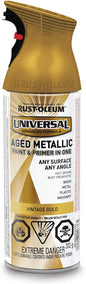 Aged Metallic Finish Vintage Gold