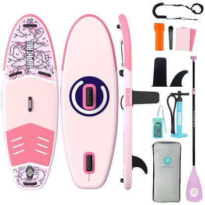 Niphean（Ultra-Light） Inflatable Paddle Board with StabilTrac Fin and Durable SUP Accessories, 10' Stand Up Paddle Boards for Adults & Youth, Versatile Yoga Paddle Board, Gift Ideas