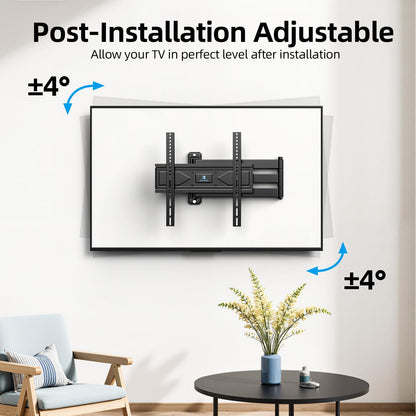 USX STAR Corner TV Wall Mount Long Arm TV Mount Bracket for 37-84 Inch TVs, Full Motion TVs Wall Mounts with 32” Articulating Arms Extension & Tilt & Swivel, Max VESA 600x400mm, Holds up to 100 lbs