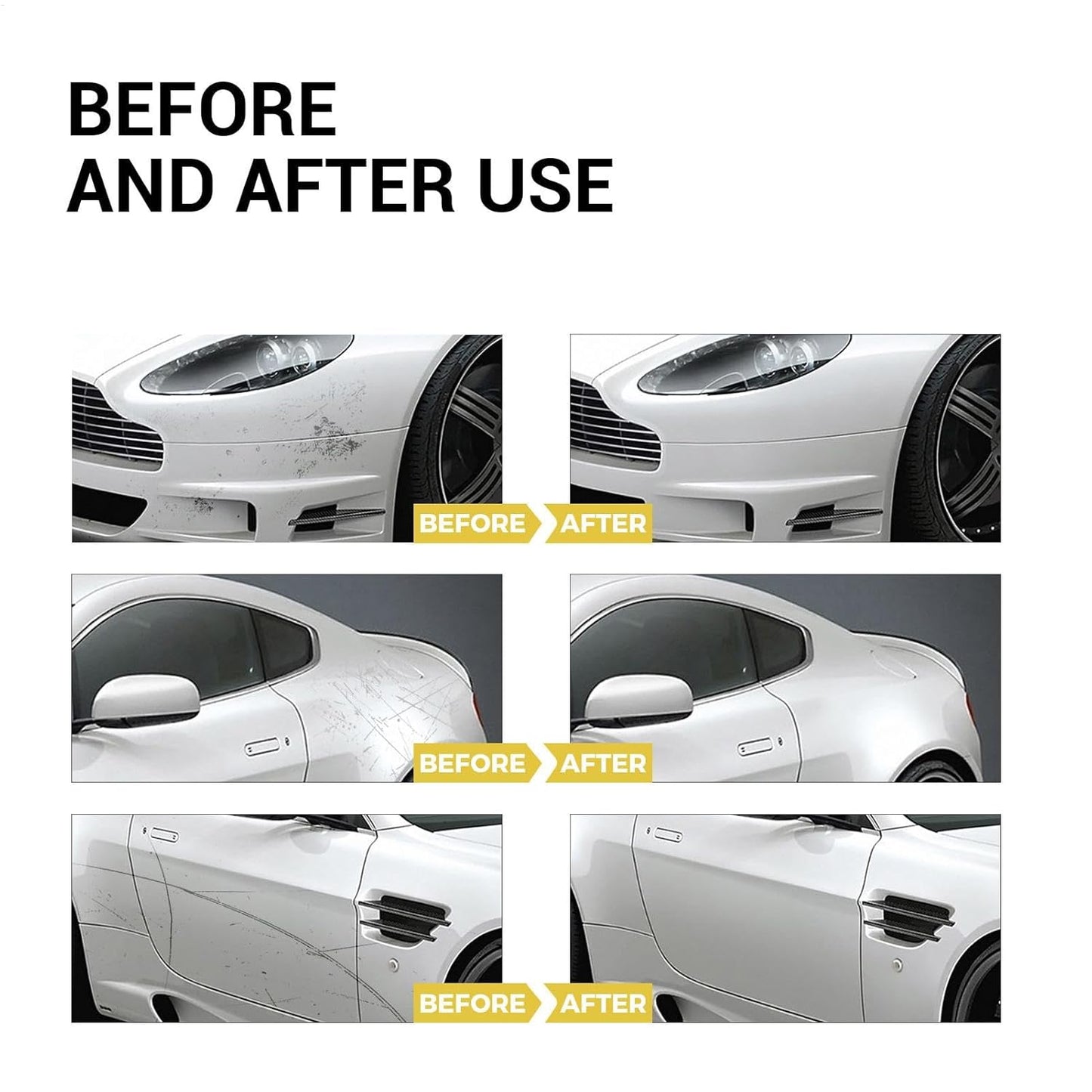 Lackkratzer-Entferner für Fahrzeuge | Polierpaste, Wirbelkratzer-Entferner, Lackpolitur-Wachsglanz-Restaurations-Set für Automobile