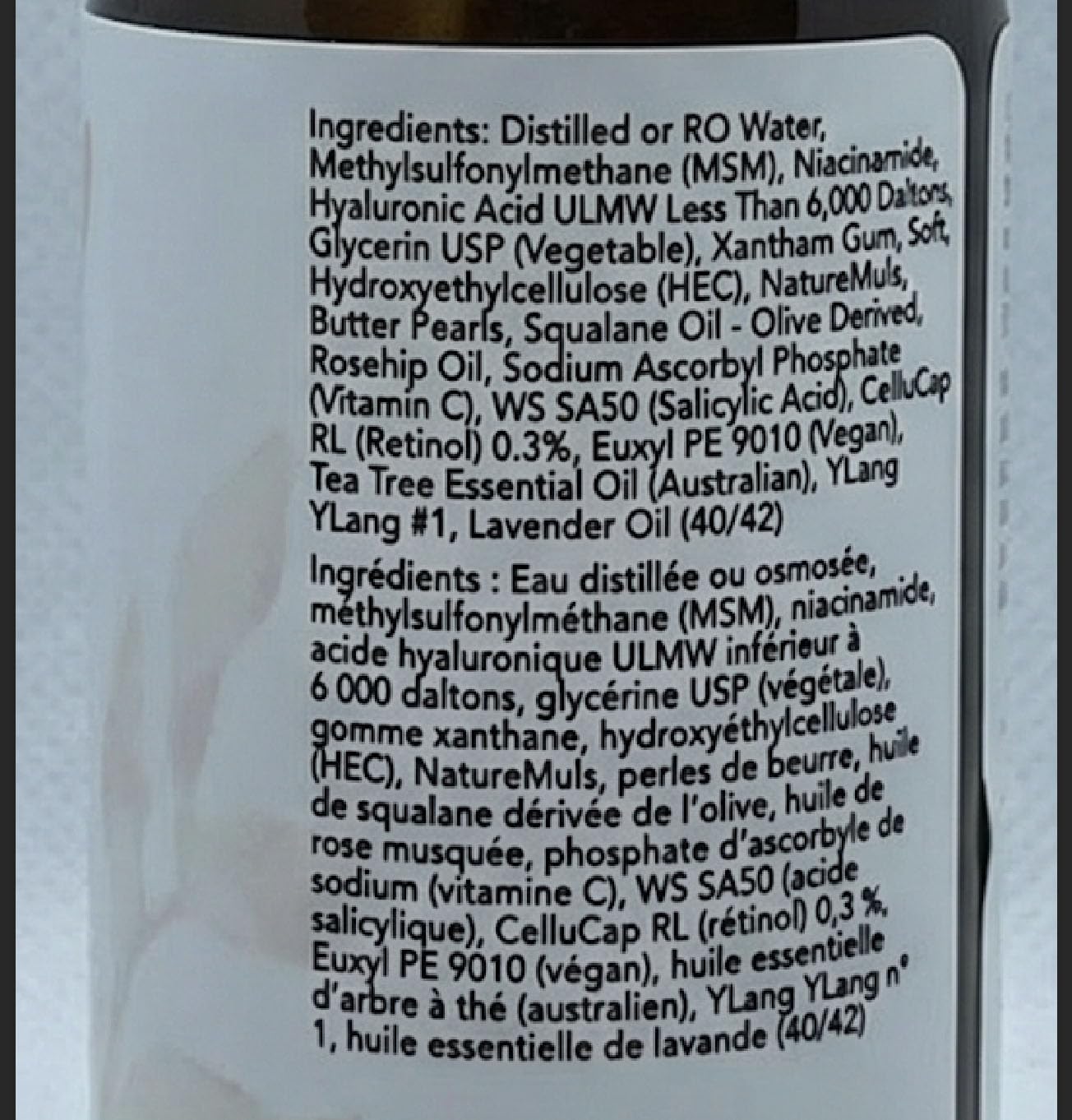 Eva Naturals Vitamin C Serum für das Gesicht – Anti-Aging Dark Spot Remover mit Retinol, Hyaluronsäure, Niacinamid & Salicylsäure – Gesichtsserum für Frauen für klare, glatte, strahlende Haut