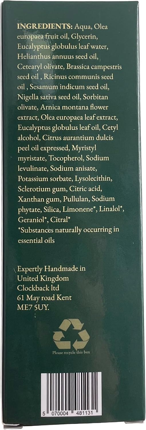 Fast Recovery Muscle & Joint Massage Cream - Hannibal’s Secret® (100ml) -Professional-Grade Clean Ingredients - Maximum Potency Elite Muscle Rub Luxury Joint Relief for Senior’s Wear & Tear –