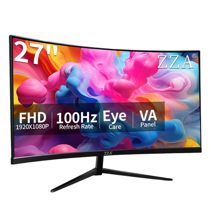 ZZA Gaming Monitor 27 Inch -34inch Curved Monitor