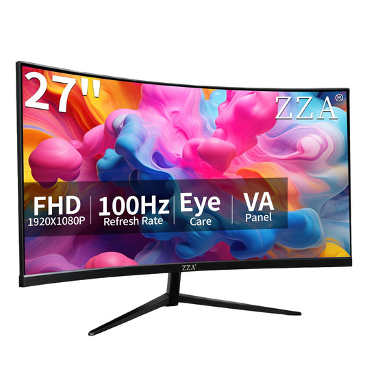 ZZA Gaming Monitor 27 Inch -34inch Curved Monitor