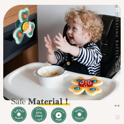 ALASOU Suction Cup Spinner Toys: A Fun and Educational Gift for Toddlers