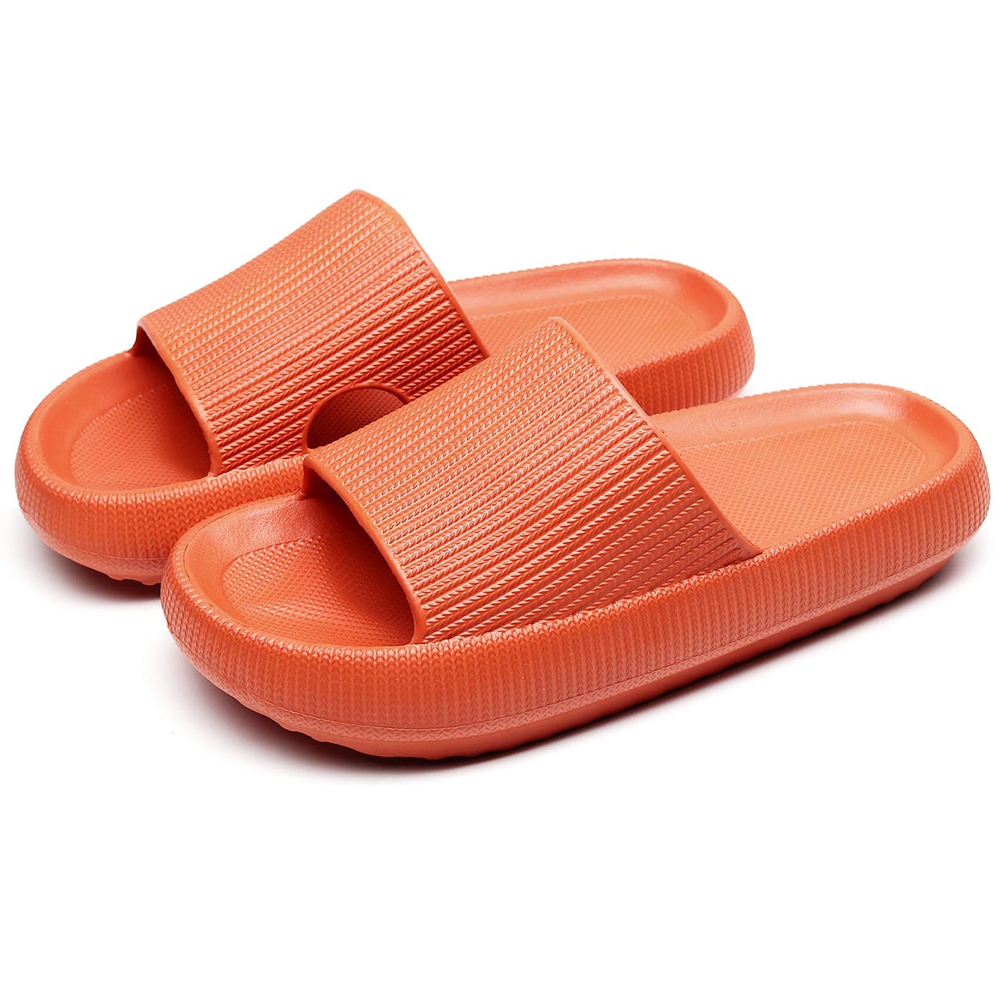 rosyclo Cloud Slippers for Women and Men, Pillow House Slippers Shower Shoes Indoor Slides Bathroom Sandals, Ultimate Comfort, Lightweight, Thick Sole, Non-Slip, Easy to Clean