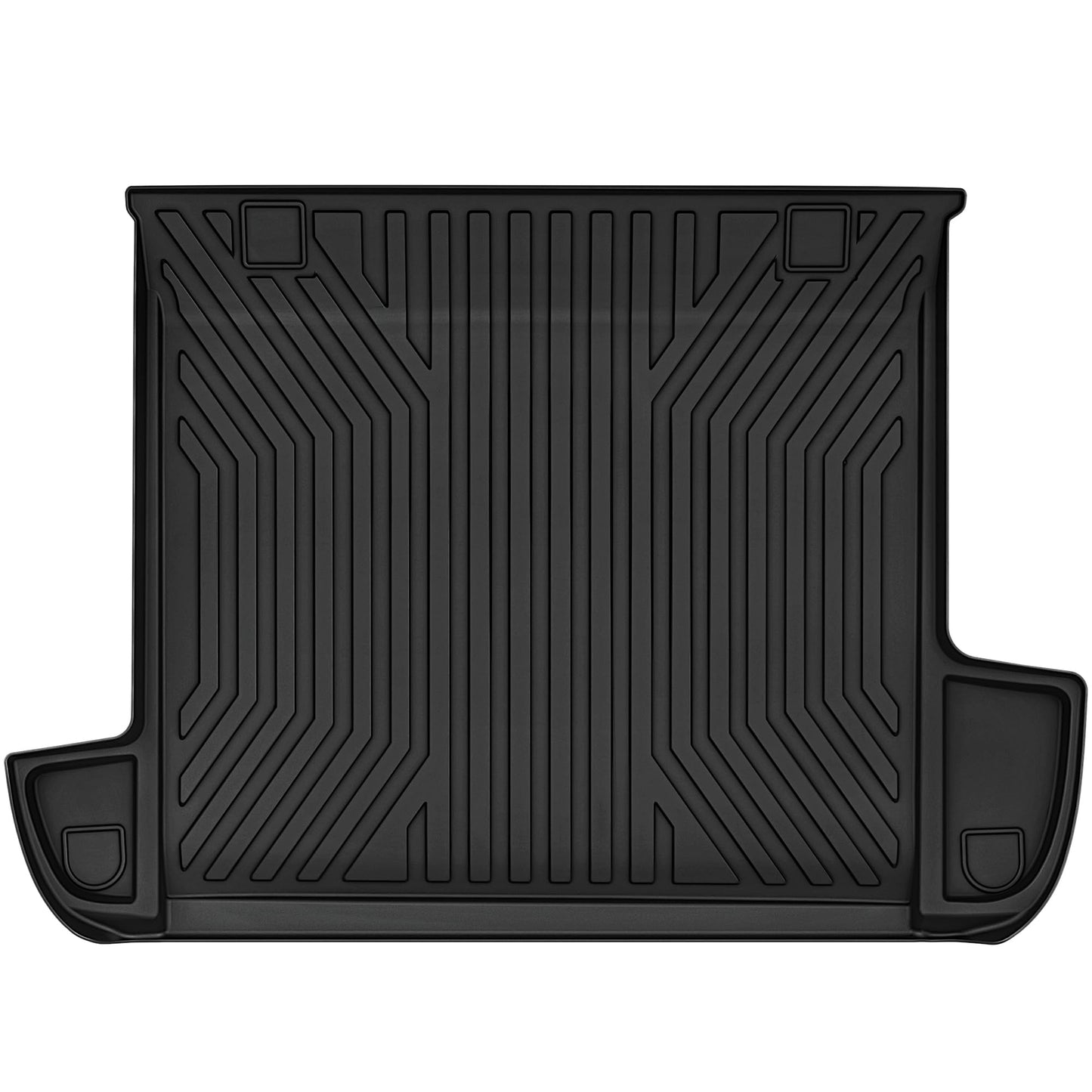 OEDRO Floor Mats Fit for Toyota Camry 2011-2007, Custom Fit Front & 2nd Row Floor Liner Set, TPE All Weather Protection Camry Car Mats, Black