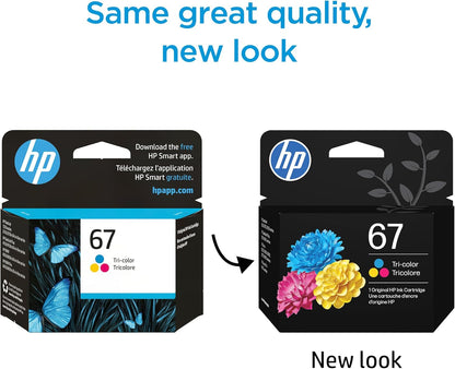 Original HP 67XL Schwarze Tintenpatrone mit hoher Reichweite | Kompatibel mit HP DeskJet 1255, 2700, 4100er Serien, HP Envy 6000, 6400er Serien | Für Instant Ink geeignet | 3YM57AN